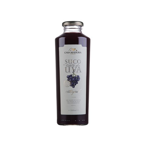 SUCO TINTO DE UVA INTEGRAL 500ml